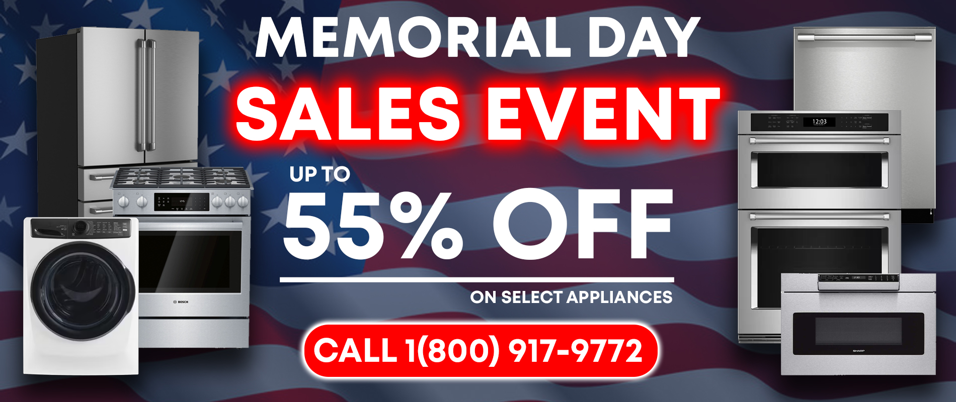 Memorial Day Sales Event! - Up to 55% off!*