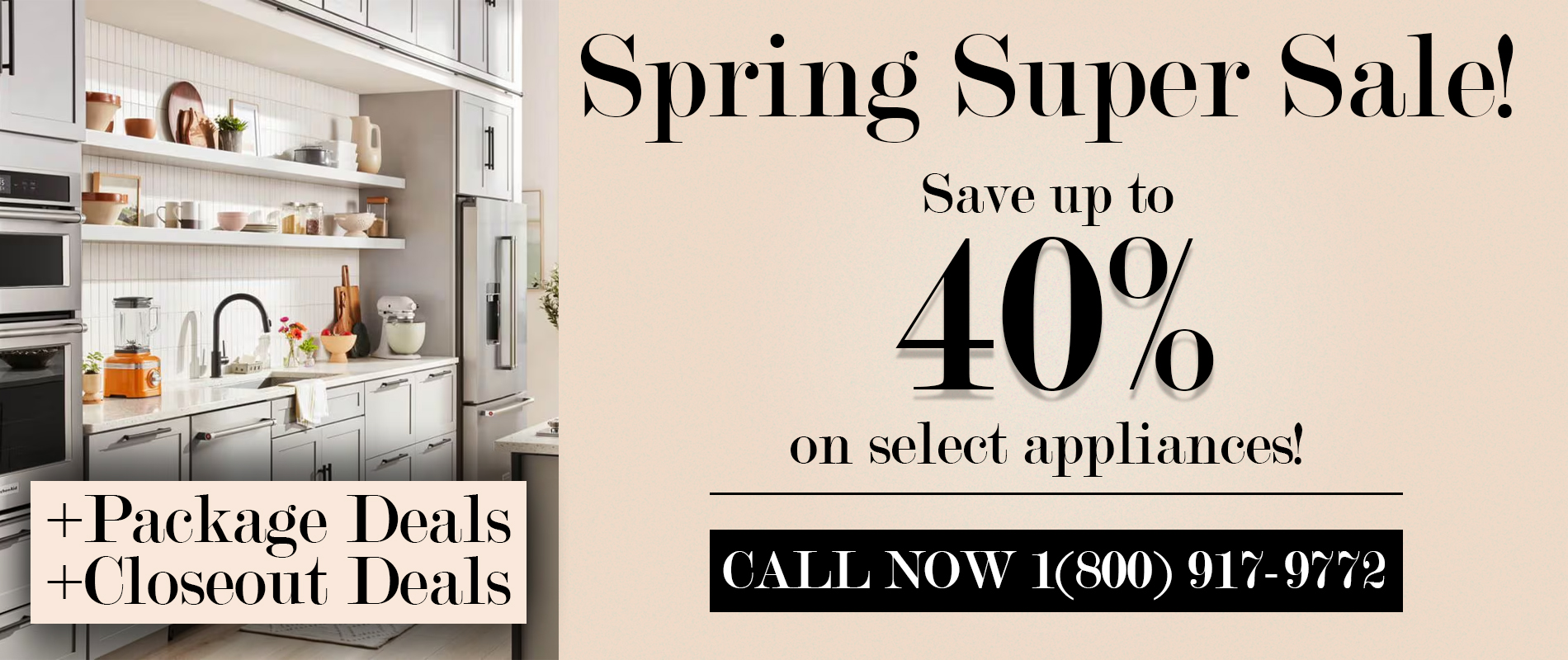 Spring Super Sale! - Up to 40% off!